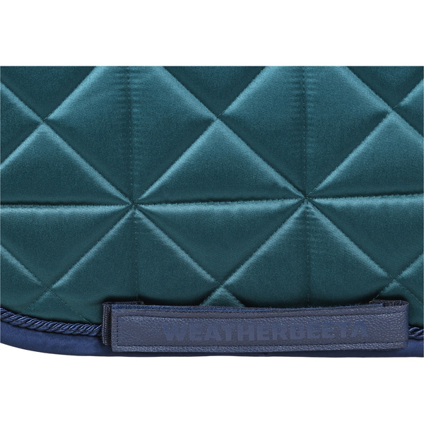 2026 WeatherBeeta Satin Luxe Air-Tec Dressage Saddle Pad 1030348007 - Forest Green